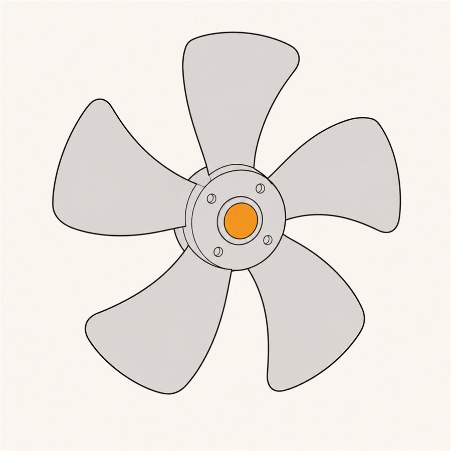 プロペラ式のファン